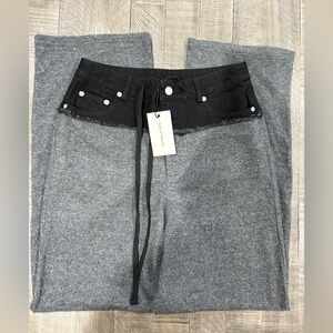 Classic Heather‎ Grey Pants with Tapered Fit